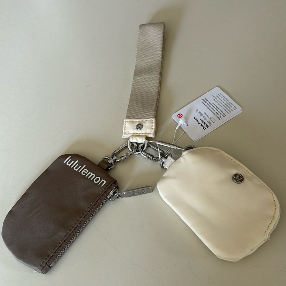 LULULEMON DUAL POUCH WRISTLET